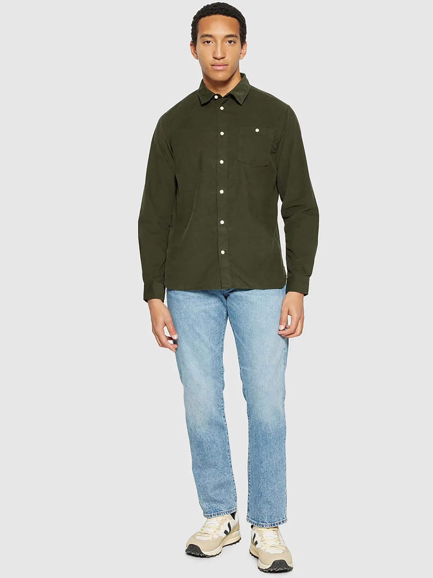 KNOWLEDGE COTTON APPAREL | Hemd Regular Fit | grün
